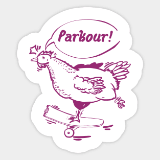 Parkour! Sticker